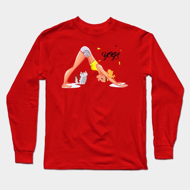 Yoga Long Sleeve T-Shirt by Irczuk